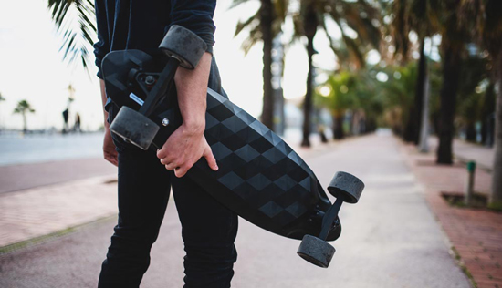 principios para usar skate electrico