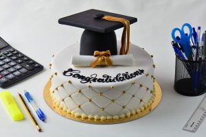 Principios para hacer pasteles de graduación